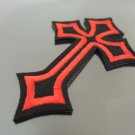 Crucifix Patches Iron On Patch Applique Embroidered Patch Sew On Patch