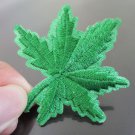 Green Leaf Patches Iron On Patch Applique Embroidered Patch Sew On Patch