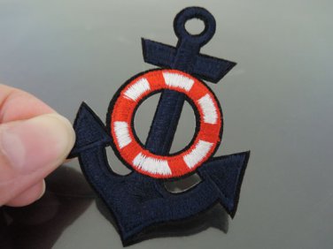 Anchor Patches Iron On Patch Applique Embroidered Patch Sew On Patch