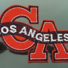 Los Angeles Letter Patches Iron On Patch Applique Embroidered Patch Sew On Patch