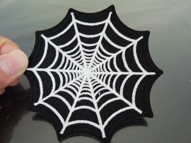 Spiderweb Patches Iron On Patch Applique Embroidered Patch Sew On Patch