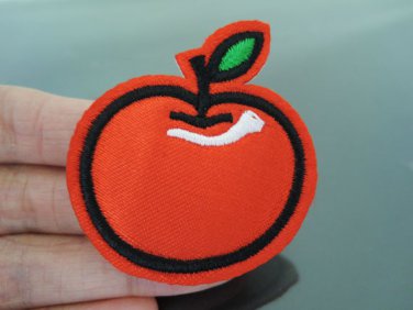 Apple Patches Iron On Patch Applique Embroidered Patch Sew On Patch