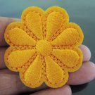 Orange Flower Patches Iron On Patch Applique Embroidered Patch Sew On Patch