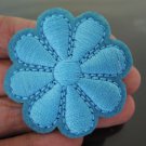 Blue Flower Patches Iron On Patch Applique Embroidered Patch Sew On Patch