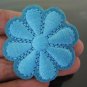Blue Flower Patches Iron On Patch Applique Embroidered Patch Sew On Patch