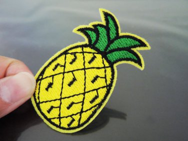 Pineapple Patches Iron On Patch Applique Embroidered Patch Sew On Patch