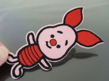 Piglet Patches Iron On Patch Applique Embroidered Patch Sew On Patch