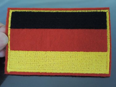 Germany Flag Country Patches Iron On Patch Applique Embroidered Patch Sew On Patch