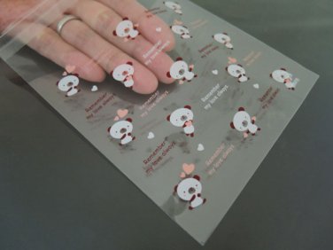 Gift Plastic Bag - 48pcs Cookie Bags Candy Bags Packaging Bags Clear Plastic Bags