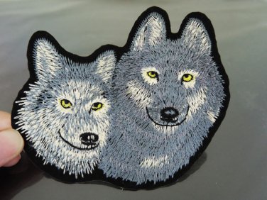 Wolves Wolf Patches Iron On Patch Applique Embroidered Patch Sew On Patch