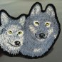 Wolves Wolf Patches Iron On Patch Applique Embroidered Patch Sew On Patch