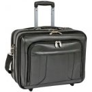McKlein 17" Lasalle Leather Wheeled Laptop Overnight with Removable Briefcase