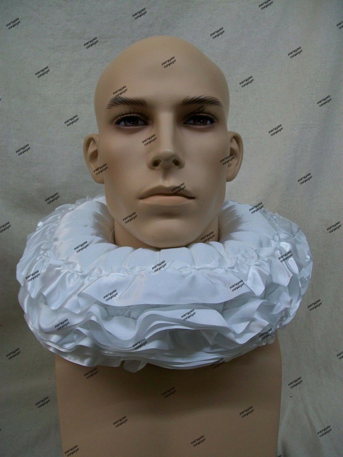 White Elizabethan Collar Renaissance Tudor Victorian Ruffle Shakespeare