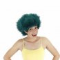 Teal Fuzzy Wig Furry Unisex Anime Cosplay Cartoon Thing Monster Clown Troll Zelf