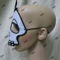 Fun Black White Skull Top Hat Skeleton Eye Mask Masquerade Day of Dead Dia De Los Muertos