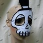 Fun Black White Skull Top Hat Skeleton Eye Mask Masquerade Day of Dead Dia De Los Muertos