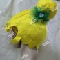 Cute Disney Fairies Tinker Bell Yellow Felt Costume Wig Tink Pixie Fairy Ages 6+