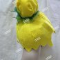 Cute Disney Fairies Tinker Bell Yellow Felt Costume Wig Tink Pixie Fairy Ages 6+