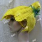 Cute Disney Fairies Tinker Bell Yellow Felt Costume Wig Tink Pixie Fairy Ages 6+