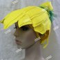 Cute Disney Fairies Tinker Bell Yellow Felt Costume Wig Tink Pixie Fairy Ages 6+