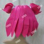 Pink Anime Pigtail Pixie Felt Wig EMO Comic Manga Harajuku Punk Jetson Powerpuff Cosplay
