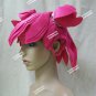 Pink Anime Pigtail Pixie Felt Wig EMO Comic Manga Harajuku Punk Jetson Powerpuff Cosplay