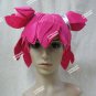 Pink Anime Pigtail Pixie Felt Wig EMO Comic Manga Harajuku Punk Jetson Powerpuff Cosplay