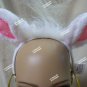 Disney White Rabbit Costume Kit Ears Headband Bow Tie Collar Round Glasses Alice