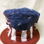 Marvel Comic Captain America Top Hat Star & Stripes Avenger Patriotic Uncle Sam