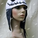 Disney Nightmare Christmas Jack Skellington Aviator Cap Hat Pumpkin King Skull