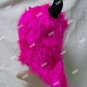 Funky Hot Pink Minotaur Laplander Hat w Horns Greek Anime Monster Goat Doe Satyr Faun Fantasy Rave
