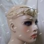 Gold Leaf Circlet Medieval Crown Headpiece Renaissance Maiden Princess Goddess