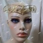 Gold Leaf Circlet Medieval Crown Headpiece Renaissance Maiden Princess Goddess