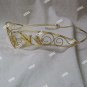Gold Leaf Circlet Medieval Crown Headpiece Renaissance Maiden Princess Goddess