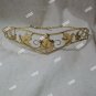 Gold Leaf Circlet Medieval Crown Headpiece Renaissance Maiden Princess Goddess