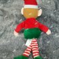 Set 2 Plush Christmas Elves Boy Girl Elf Shelf Sitting Decoration Santas Helper