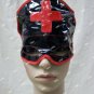 Sexy Black Red Goth Nurse Eye Mask Gothic Medic Doctor Roleplay Fetish Fantasy