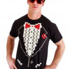 Pixel 8 Instant Tuxedo T Shirt Bow Tie Fun Wedding DJ Lego Bricks Blocks Cartoon Size Large / X Lrg Pixel 8 Instant Tuxedo T Shirt Bow Tie Fun Wedding DJ Lego Bricks Blocks Cartoon Size Large / X Lrg