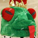 Fun Frog Prince Costume Hat Crown King Toad Charming Fairytale Iron Henry Kermit