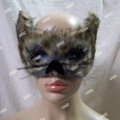 Furry Brown Wolf Costume Mask Big Bad Werewolf Ewok Bear Forest Creature Lynx