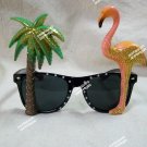 Tropical Palm Tree Flamingo Glasses Parrothead Buffett Fan Luau Fun Party Wear