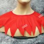 2 pc Green Red Santas Helper Hat Collar Set Christmas Jolly Elf North Pole Dog Costume