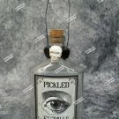 Pickled Eyeballs Glass Elixir Bottle Potion Spell Witches Brew Curse Apothecary Flask Dark Magic