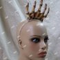 Gothic Hand Finger VooDoo Bone Headband Tiara Persephone Priestess Witch Doctor