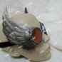 Winged Silver Goggles Steampunk Hermes Mercury Olympian Messenger Thor Aviator