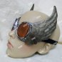 Winged Silver Goggles Steampunk Hermes Mercury Olympian Messenger Thor Aviator
