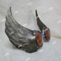 Winged Silver Goggles Steampunk Hermes Mercury Olympian Messenger Thor Aviator