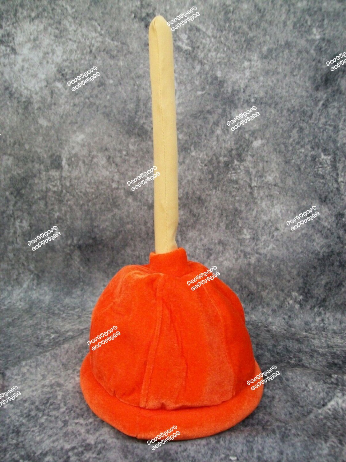 Funny Toilet Plunger Costume Hat Plumber Gag Gift Joke Mr Rooter