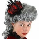 Wicked Red Black Gothic Queen Mini Spiked Crown Red Majesty Baroque Evil Ravenna