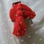 Cute Red Yarn Rag Doll Girl Crochet Beanie Hat Pigtails Raggedy Ann Cabbage Patch Kid
